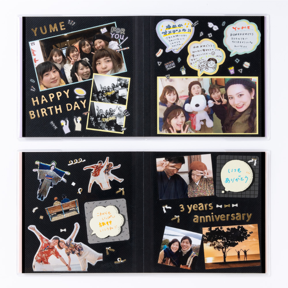 退職する同僚へ、おつかれさまアルバム 手作りアルバムアルバムキッチン