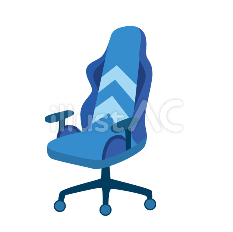 ゲーミングチェアのベクトルイラストPremiumベクトル素材