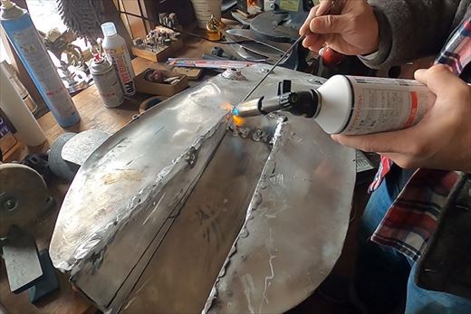 ＭＡＴＴｗｅｂ ｆｒｅａｋ: 硬ロウが難しかったので今度はアルミソルダーを使ってみる