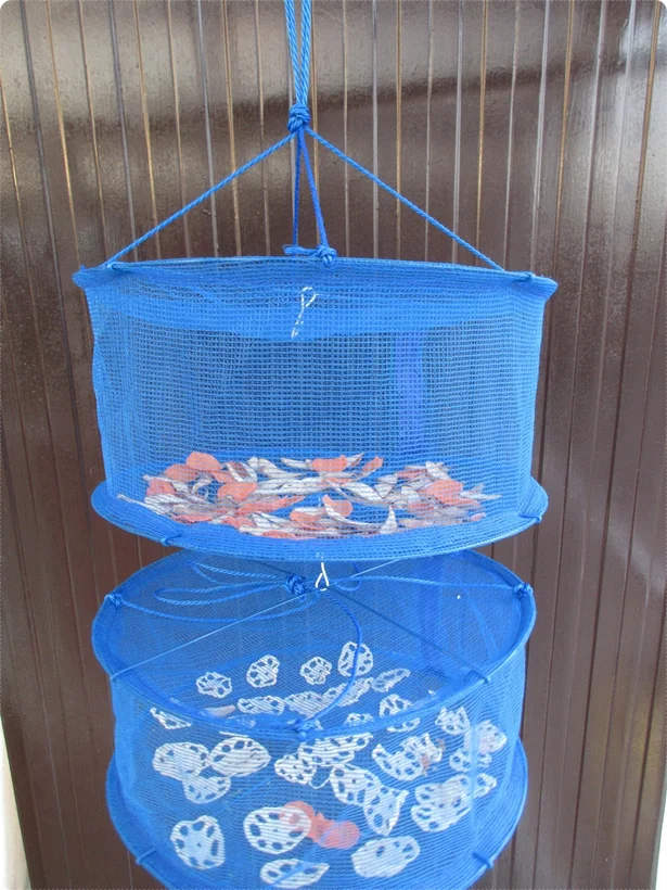 DIY ダイソー150円の野菜干しネット、使い易くリメイクしました