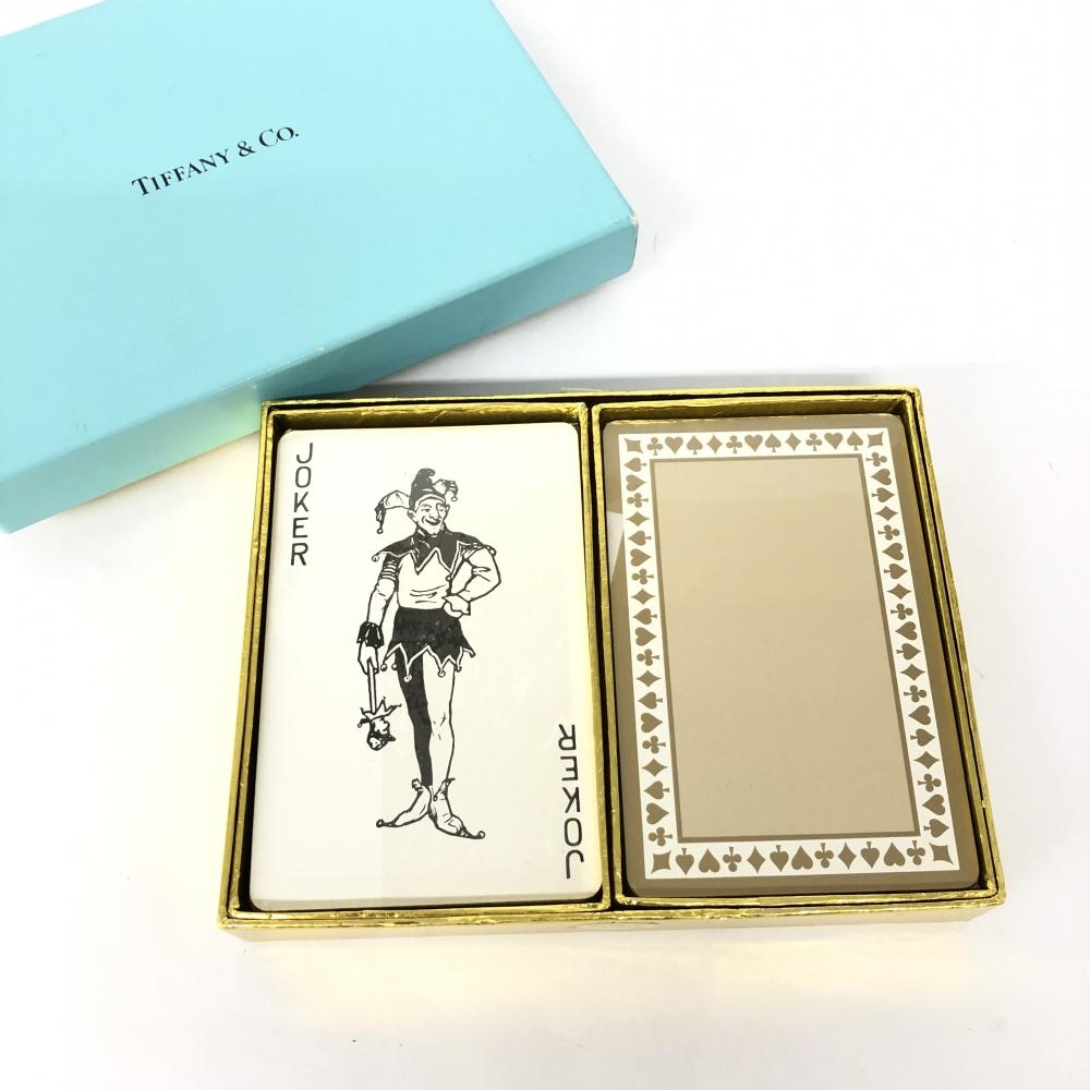 楽天市場 TIFFANY&Co. ティファニー トランプ トランプセット 2個セット ブルー 青 ボルドー中古k: Blumin 楽天市場店
