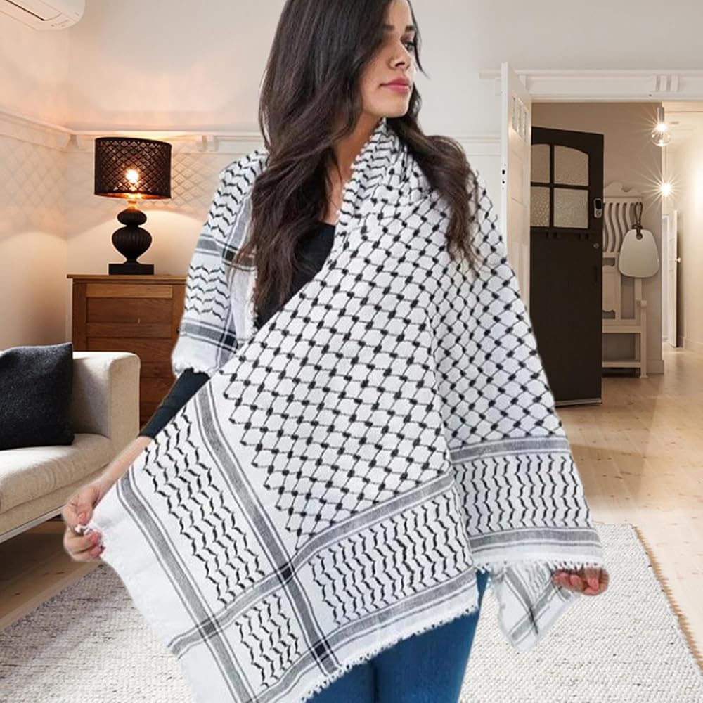 HIRBAWI パレスチナ Kufiya クーフィーヤ クフィーヤ 織り 布