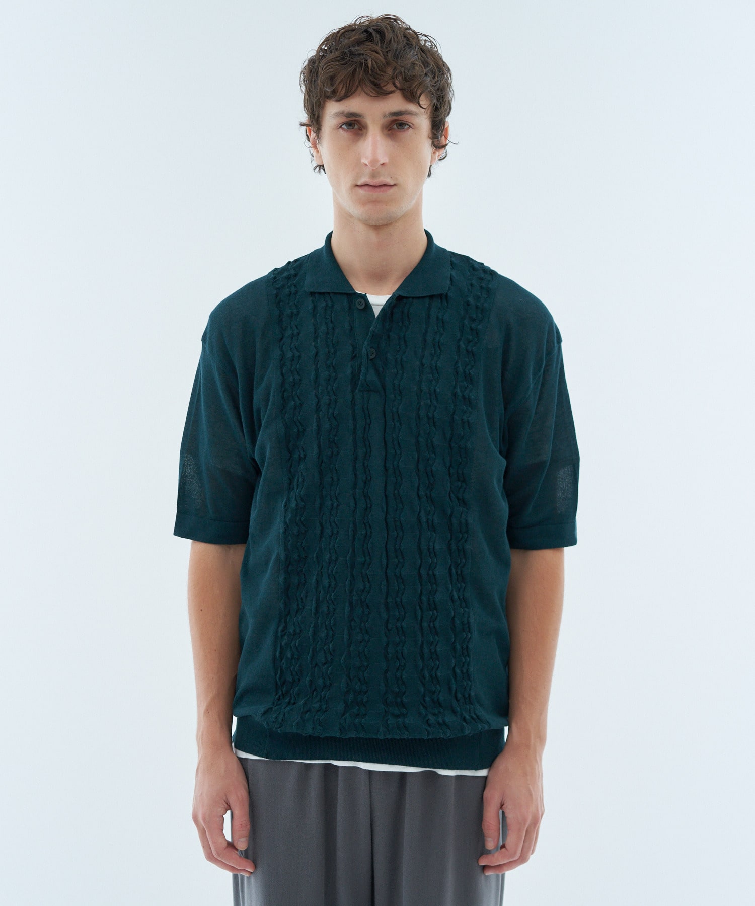 ESTNATIONコットンリネンニットポロシャツESTNATION ONLINE STOREエストネーション 公式通販