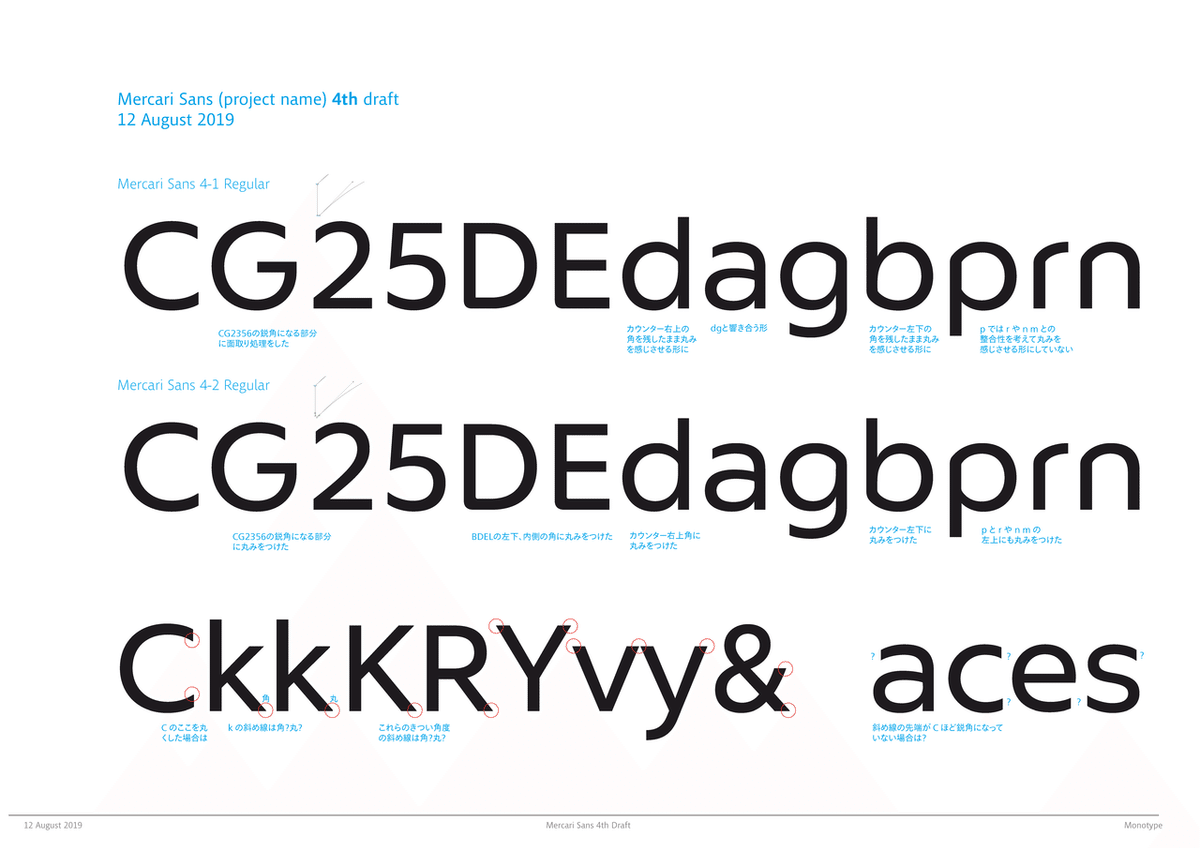 Mercari Sans Animation and Website designWORKmonopo