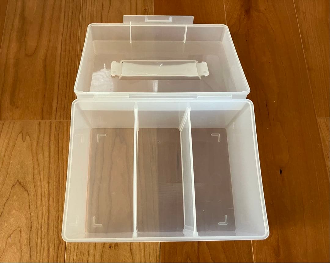 ポリプロピレン 救急箱 ホワイトグレー無印良品