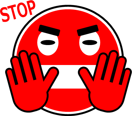 立ち入り禁止 透過PNG ：イラスト無料