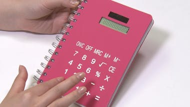 フライングタイガー 電卓付き ノート