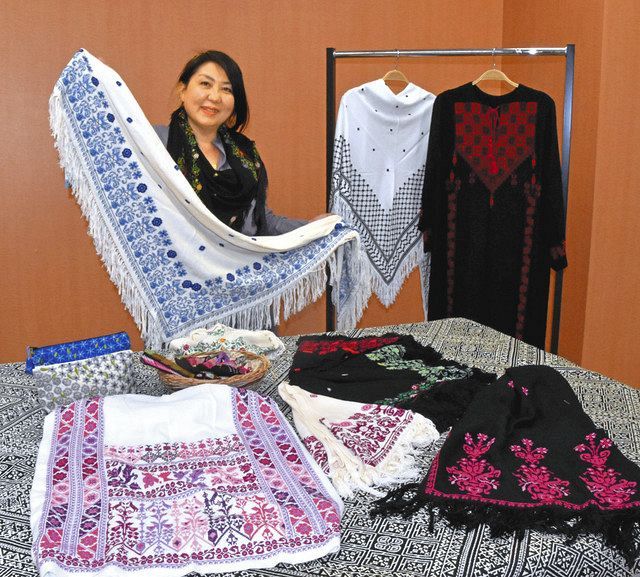 クフィーヤ パレスチナ製 ダークグリーン 新品 １枚限定 AmazonZamoUxパレスチナ スカーフ クーフィーヤ