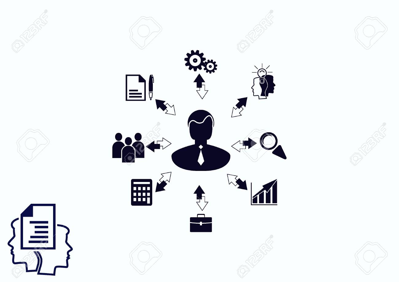 ビジネス戦略アイコン、ビジネス コンセプト アイコン、ベクトル イラストです。のイラスト素材・ベクター Image 61483870