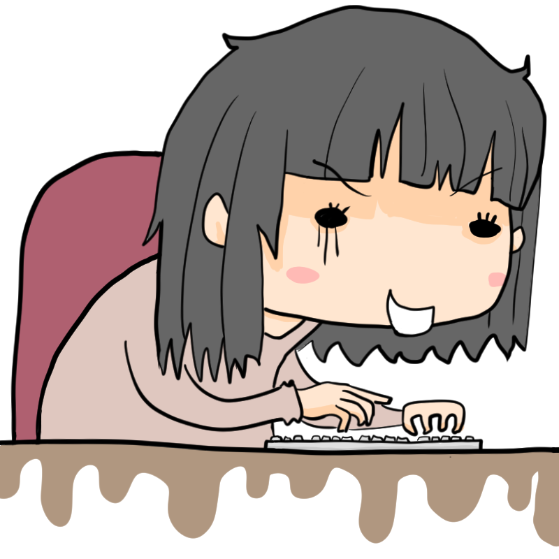 ノイローゼ気味な男のイラストかわいい無料イラスト