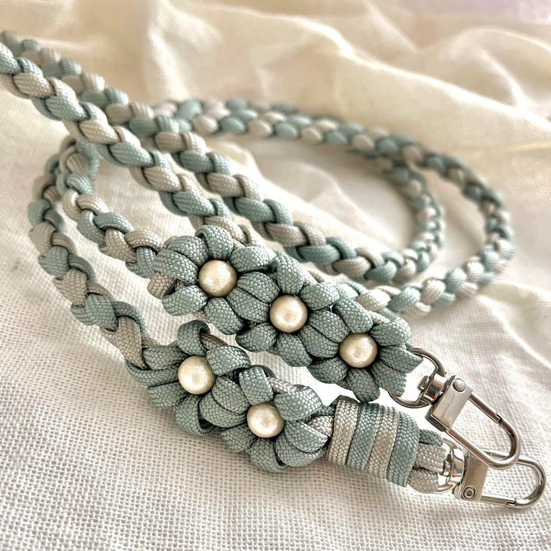 パラコード スマホショルダーストラップの作り方 スネークノット・ダイヤモンドノット