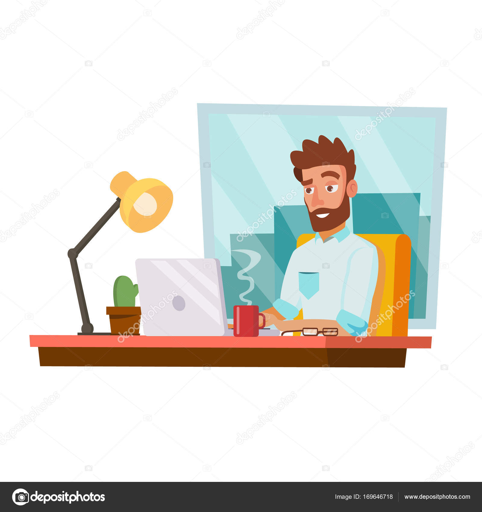 フリー写真パソコンで仕事中のプログラマーでアハ体験GAHAG著作権フリー写真・イラスト素材集 - GAHAG著作権フリー 写真・イラスト素材集