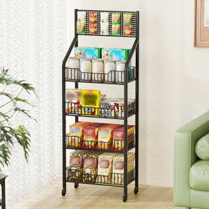 Amazonスーパーの棚 スーパーマーケットの棚の陳列台、 軽食の貯蔵の棚 薬ドリンクポテトチップキャンディ用、 180センチメートル大型食料品店の棚Color : 5Tier, Size : 100x30x180cm 39.3x11.8x70.9in食器棚 オンライン通販