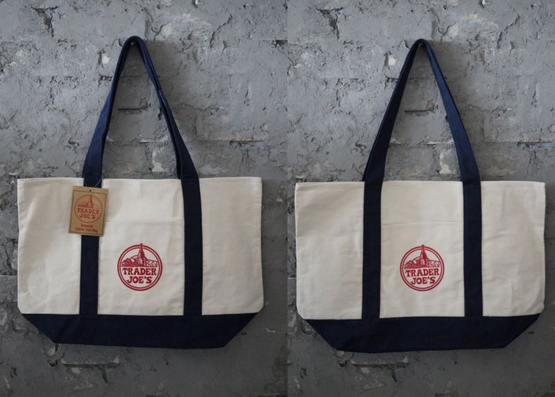トレーダージョーズ Trader Joe's ☆ マイクロトートバッグ エコバッグ ☆ 新品 ②