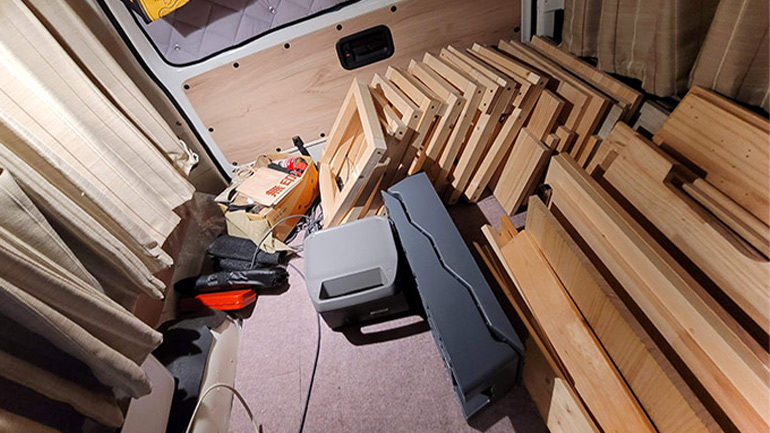 ハイエース200標準ボディ用スライド荷台 M3017H-194503S 測定 包装 物流 専門 - 株式会社シロ産業