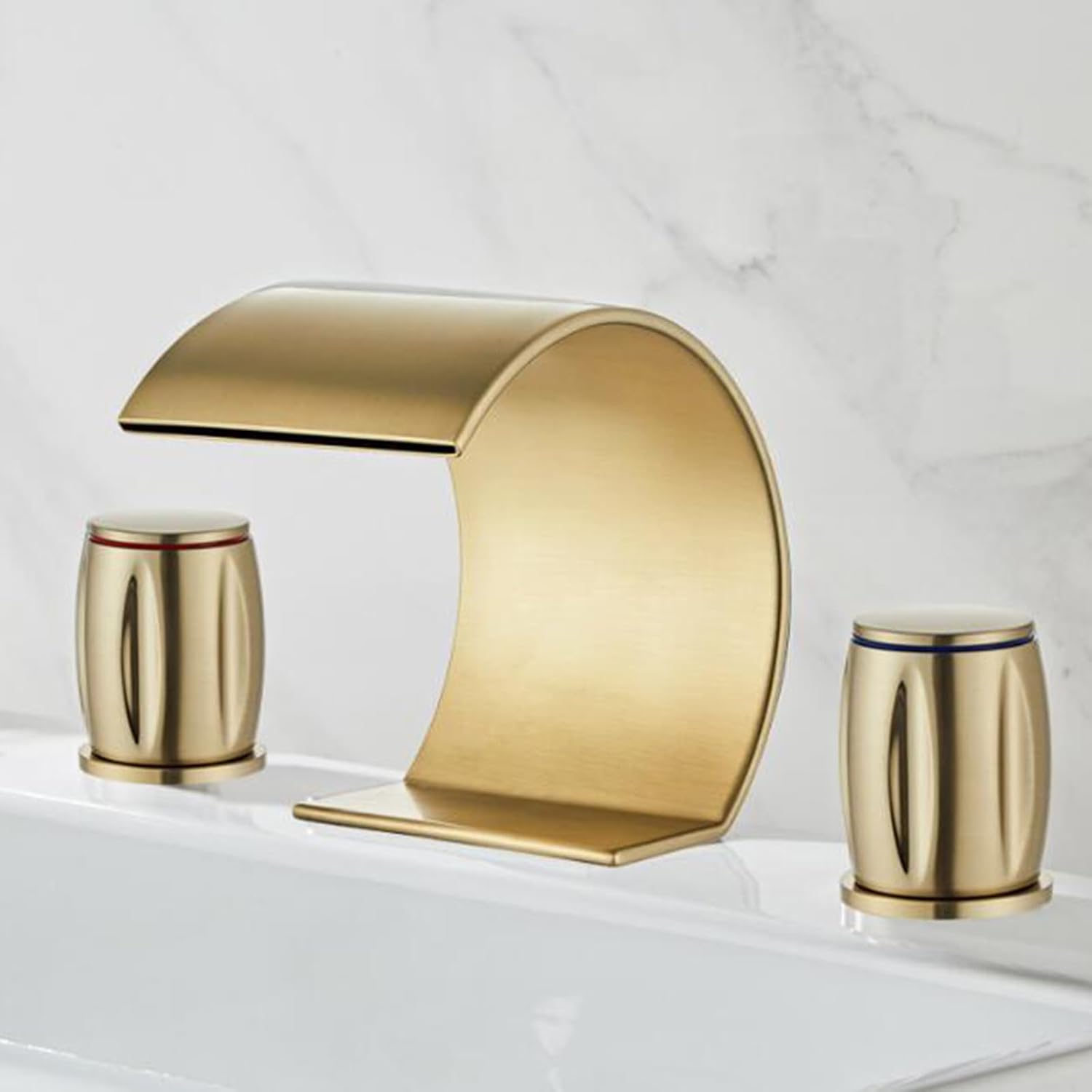 洗面蛇口 バス水栓 冷熱混合栓 手洗器蛇口 水道蛇口 水栓金具 金色