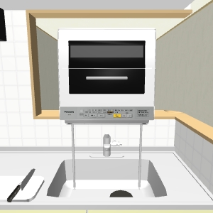 食洗機の設置場所にお困りの方へ。専用台を制作できます岡山県倉敷市の電器屋-すがの電器