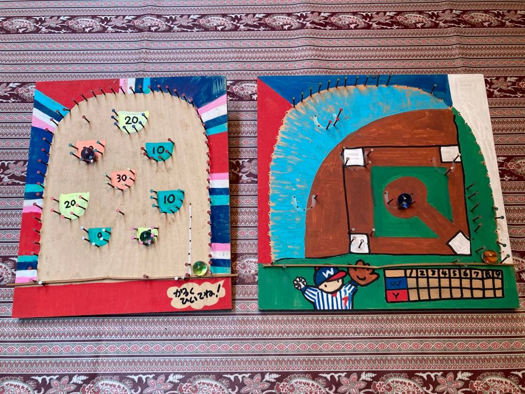 コリントゲーム 木工キット パチンコゲーム 転がして遊ぶ 楽しい 自然の木 工作キット 国産 杉 簡単 組み立て 夏休みの工作