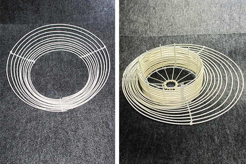 ワイヤークラフト ワイヤーでつくるかごバケツ型のバスケットhow to make a wirebasket