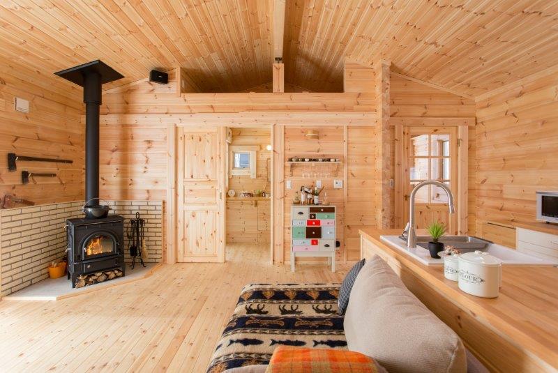 キットハウス 高橋様邸 静岡県・浜松市壁厚100mmの国産材ログハウスを自社製造・販売 - 親和木材工業株式会社