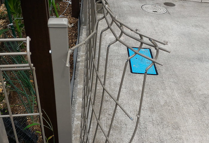 縦格子 修理のフェンス・柵・塀の施工例一覧フェンス・柵・塀ならエクスショップ