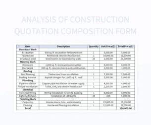 見積書テンプレート_横型_英語_004ビジネステンプレートの神様