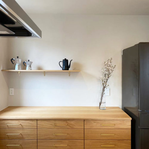 職人の手作り。造作カップボードの魅力袋井市の注文住宅なら寺田建築