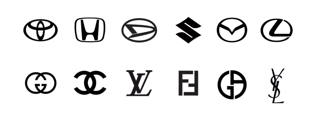 飲食店の高級感のあるロゴデザインを制作しました。大阪発、企業・店舗・個人などロゴマークの作成やロゴデザインの制作はホタルロゴへ