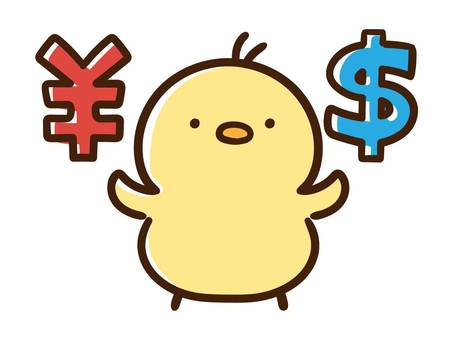 お札・紙幣 €・ユーロ のかわいい手書き風イラストアイコン可愛い絵文字アイコンイラスト『落書きアイコン』
