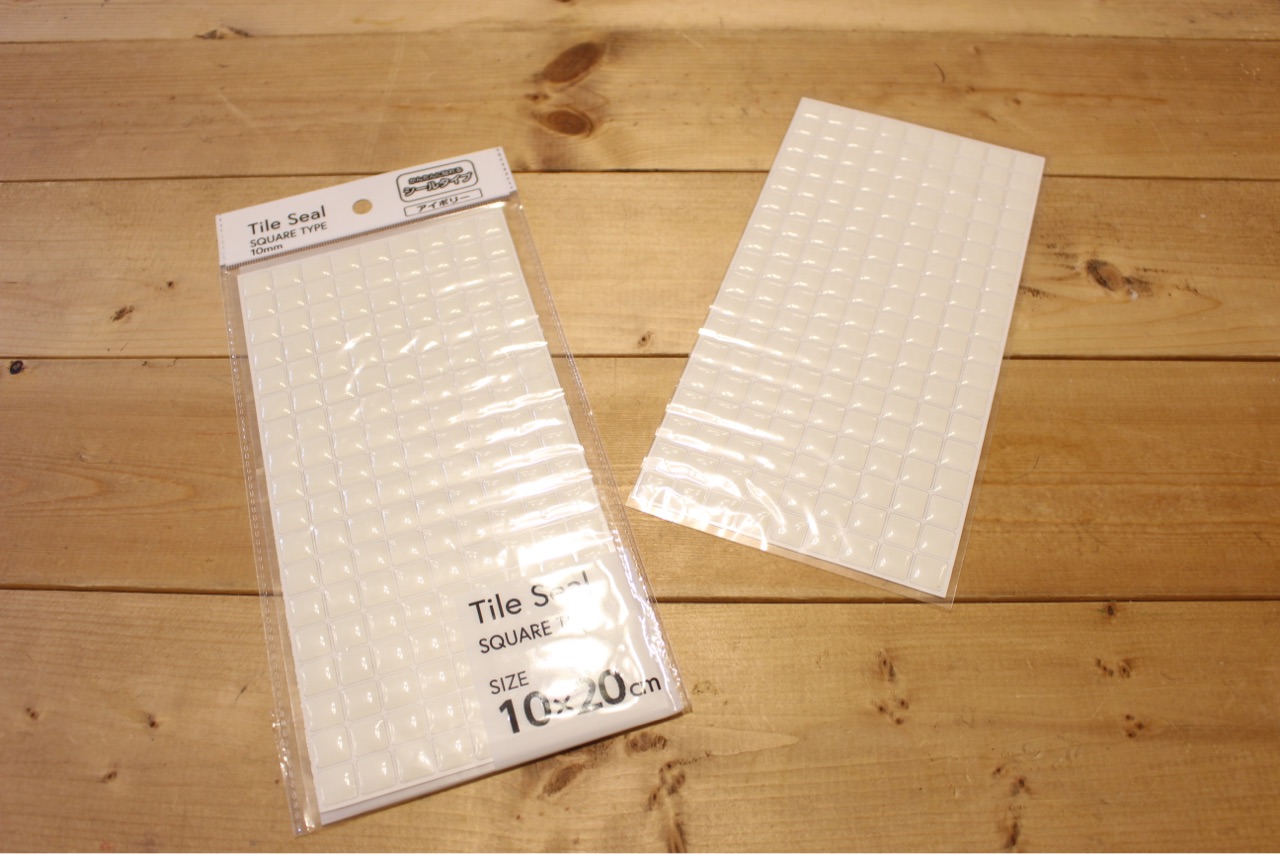 アレンジの参考に＜1＞アレンジ場所別タイルシールの使用枚数の目安について