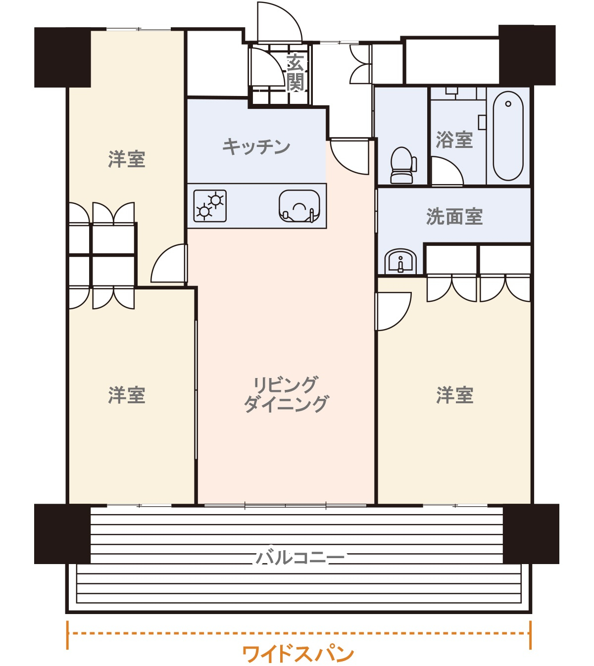 間取図で使われる略記号の意味