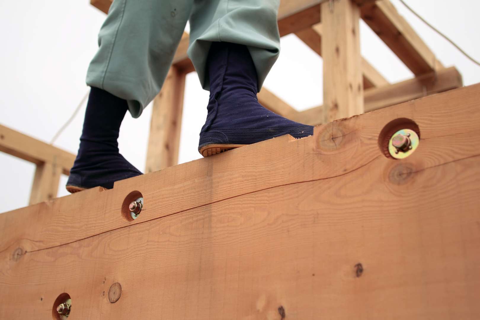 鳶職人が履いているズボンのカタチには理由があるのか調査繋心工業株式会社