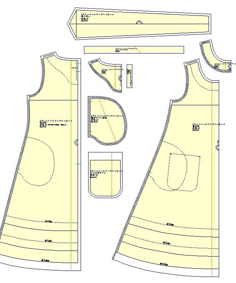 カジュアルAラインワンピース 型紙・パターン simplicity日本版通販・江戸っ子