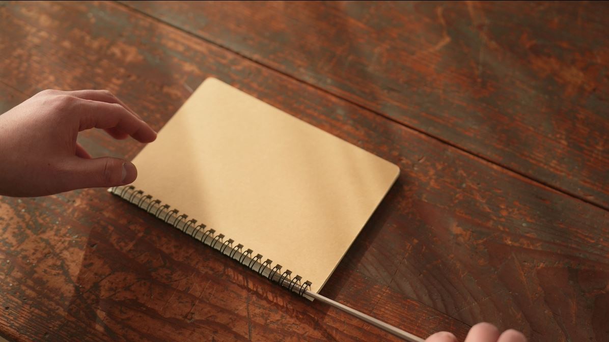 技！リングノートの金具外し方