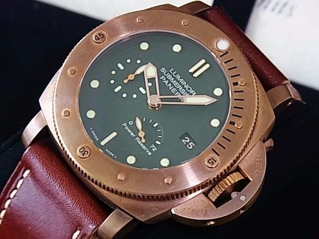 PANERAI パネライ サブマーシブル ブロンゾ 47ｍｍ PAM00968ブランド時計の買取販売なら四条烏丸のビッグムーン京都へロレックス ROLEXオメガ OMEGAウブロ HUBLOTパネライ PANERAI