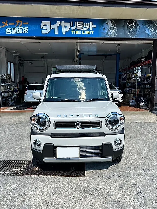 ハスラーカスタム これがハスラー？前も後ろもダムド新作パーツで遊べる軽がパワーアップ🎵