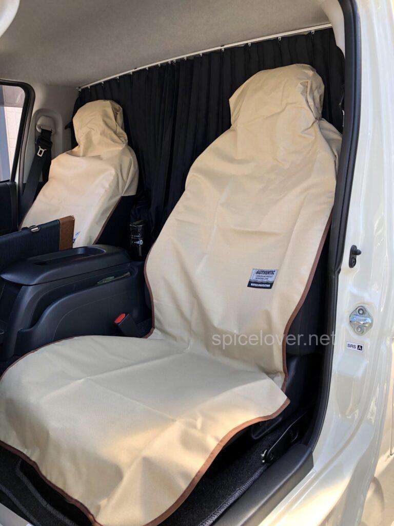 シートカバーを自作してみた – スペーシアベースで車中泊＆車中ワークに挑戦