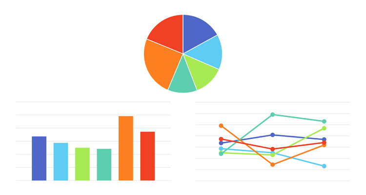 Excel 2019：グラフの配色を変更するには