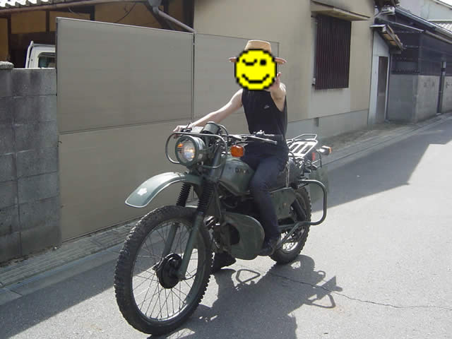 番外編 米軍の現行偵察オートバイBMW R75 sidecar