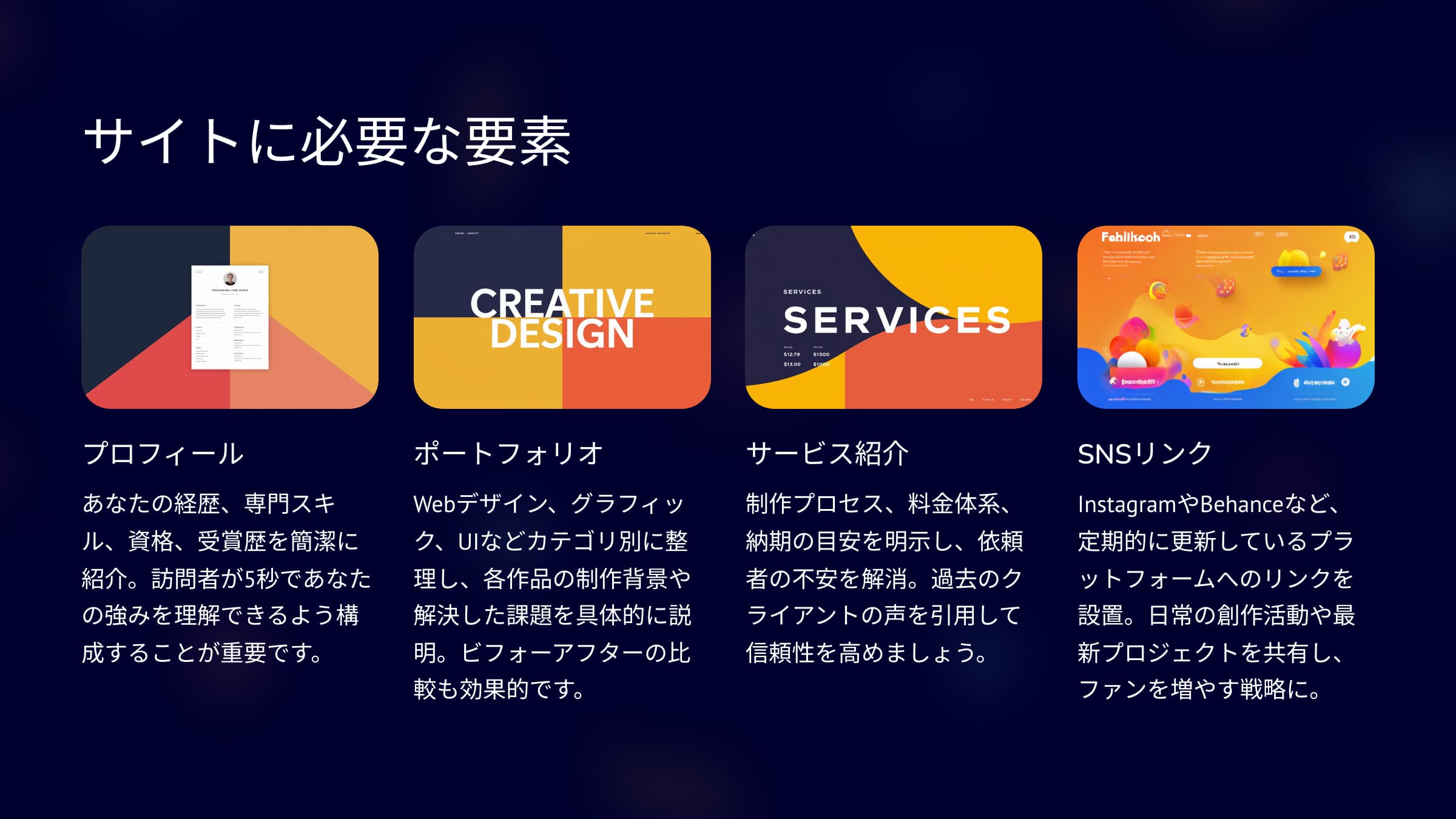 制作工程を全て公開 Webデザイナーのポートフォリオサイトを作る流れ - コトノハデザインブログ
