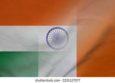 インド国旗アイコンイラストのフリー素材イラストイメージ