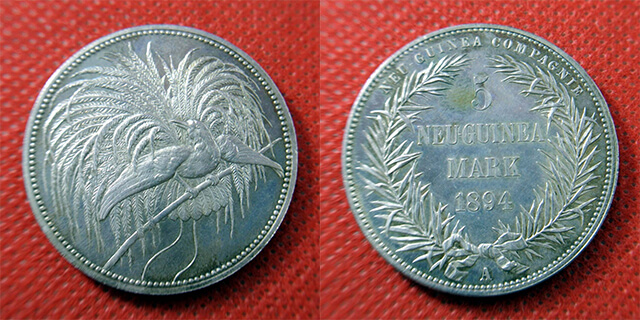 ドイツ帝国銀貨 1マーク 1886 E UNC- ドイツ アンティークコインの歴史と価値 8