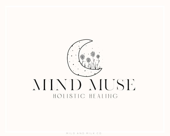 三日月と半月のロゴデザインのインスピレーションのコレクションPremiumベクトル素材