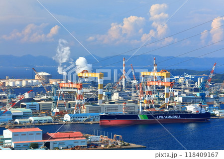 川崎重工坂出造船所の写真素材 - PIXTA