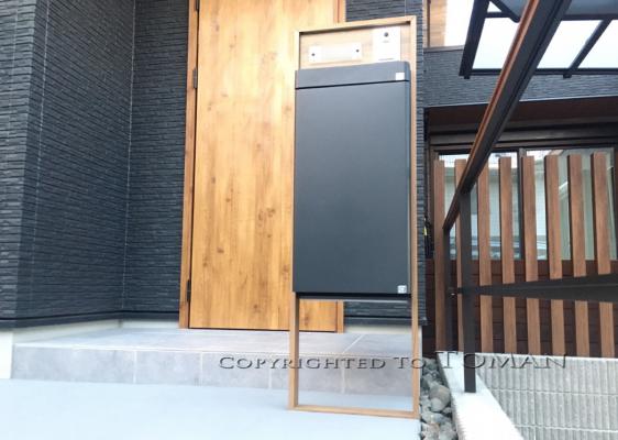 機能門柱 宅配ボックス 表札 LIXIL 機能門柱FF セット6 前入れ後ろ出し サイン込み商品のみリクシル 郵便受け ボックスセットKNエクスポストKN 単色 表札付 玄関ポスト ポスト一体型 ポストセット 戸建て 屋外 玄関前 後付け おしゃれ 置き配ボックス 大容量 人気