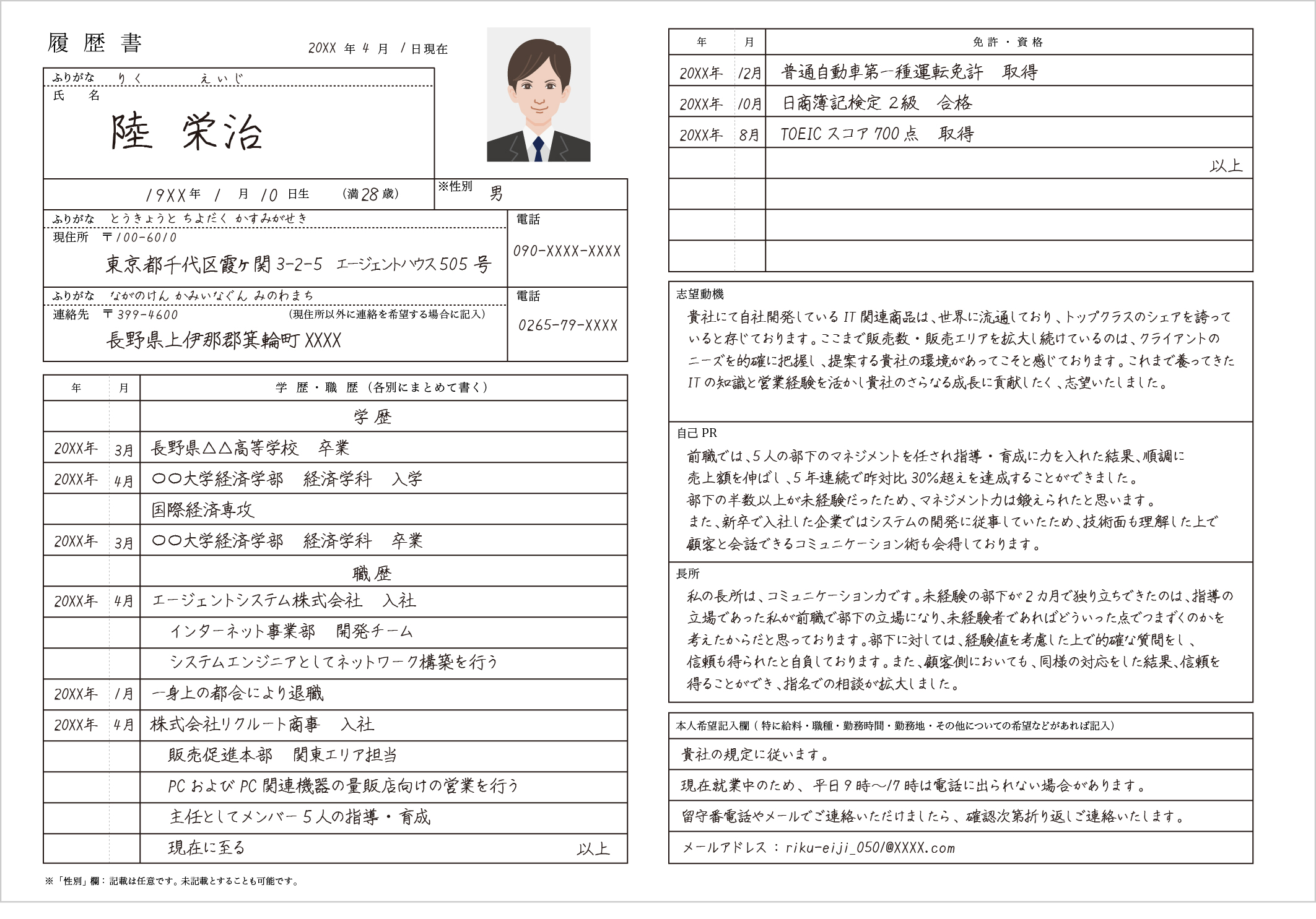 自己紹介カード 簡単文字入れテンプレート ワード・ページズ無料テンプレート Mac・Windows 『ひな形ジャーナル』