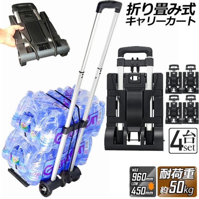 アウトドア用の荷物を運ぶキャリーワゴン：イラスト無料