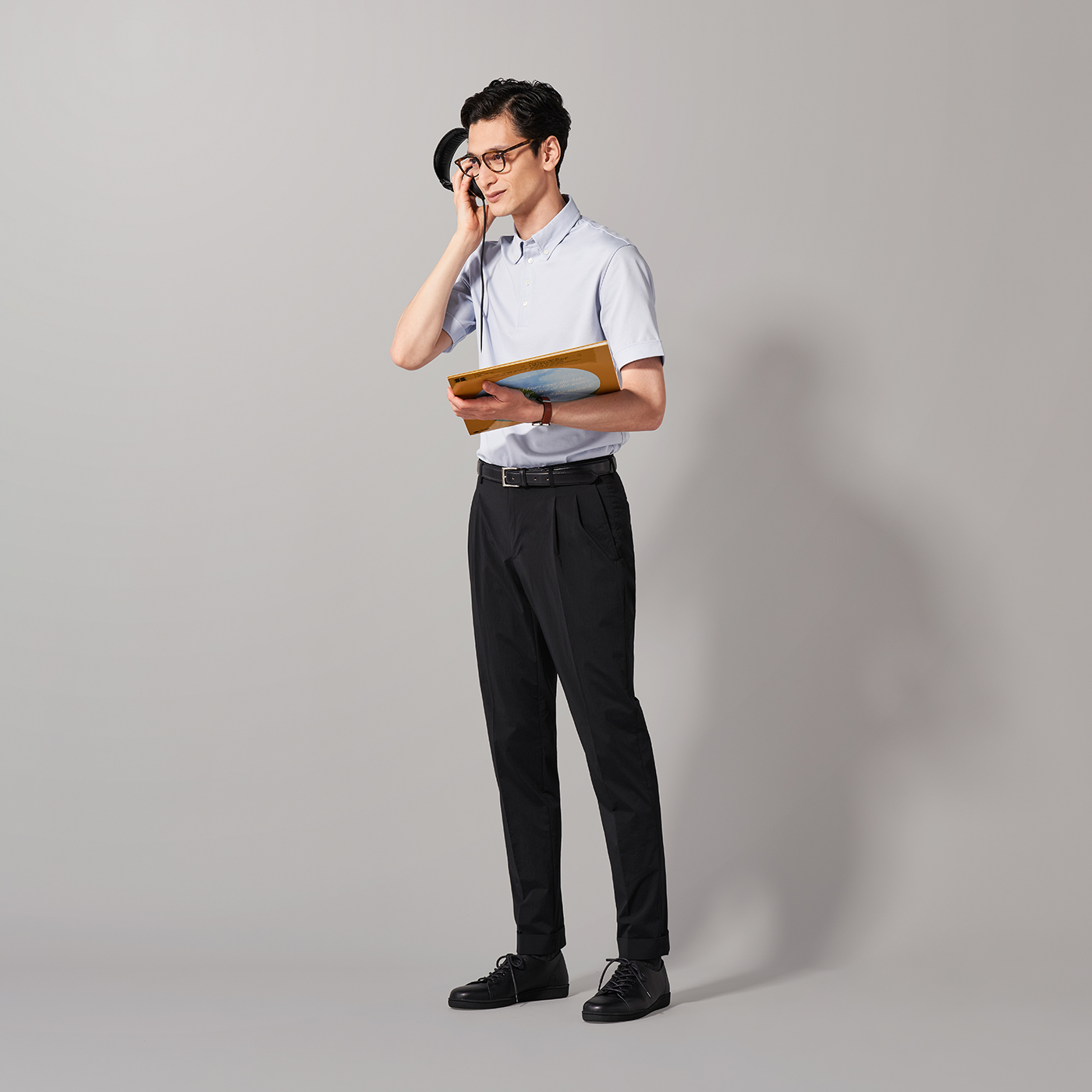 ジェネレス GENELESS ポロシャツ メンズ 半袖 七分袖 テレコ イタリアンカラー おしゃれ スタンドカラー ポロ リブ Hレッド アメカジビジネス カジュアル トップス ウェア04.Hグレー・半袖- ファッション通販 MAGASEEK マガシーク