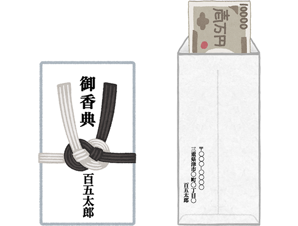 キ-042ながとや仏金封銀黒御霊前