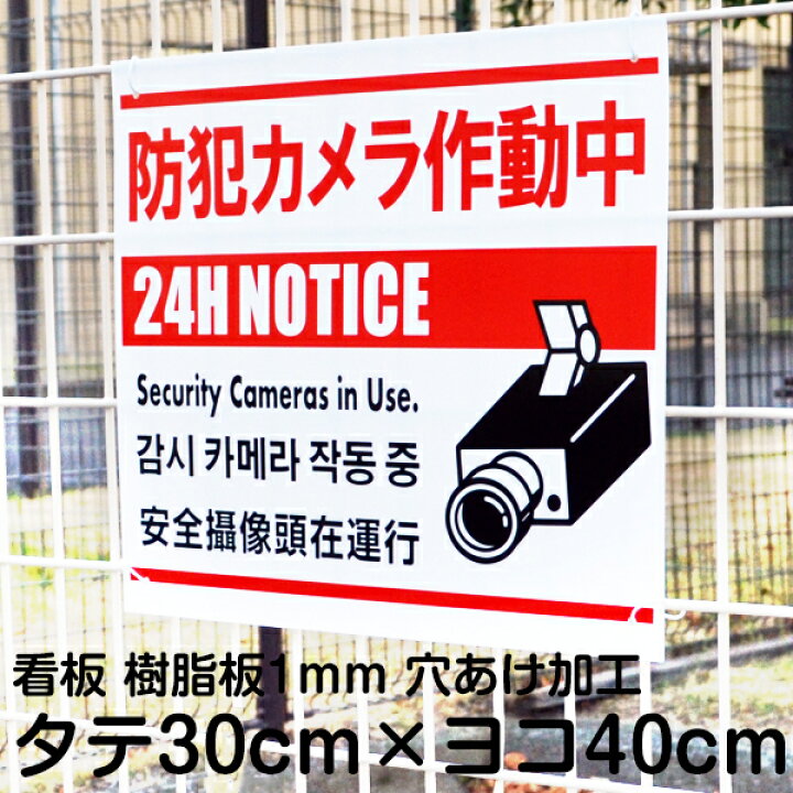 Amazon.co.jp: 防犯ステッカー セキュリティステッカー シール 防犯カメラ作動中 24時間監視中 耐候 防水 日本語 英語 si11 :DIY・工具・ガーデン